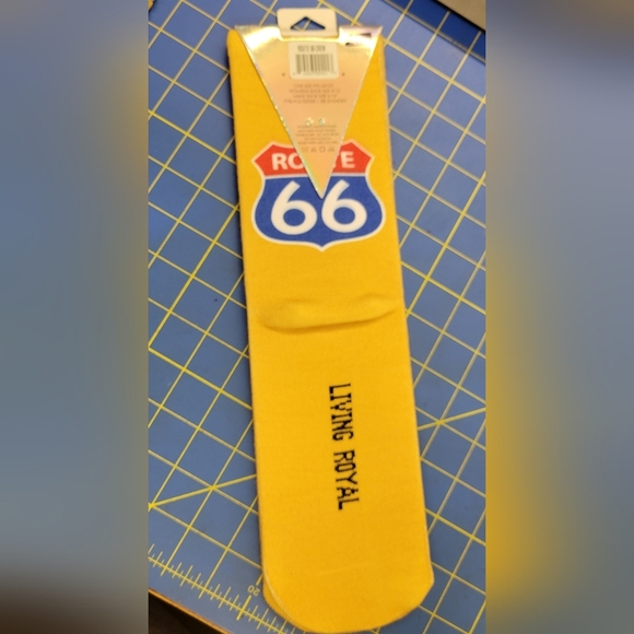 Living Royal Crew Socks - Route 66 - Picture 2 of 4